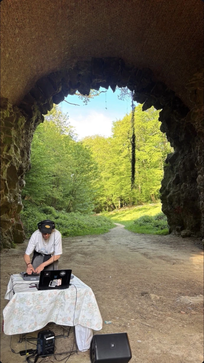 Live set nature bois de la cambre Ixelles